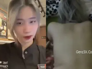 Lộ clip em nv coffee house bị ghệ chịch tả tơi p2